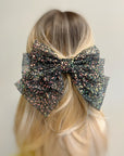 Shimmer Lover Bow Hair Clip