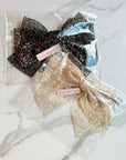 Shimmer Lover Bow Hair Clip