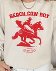 Beach Cowboy Surf's Up Graphic Sweatshirt