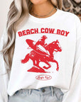 Beach Cowboy Surf's Up Graphic Sweatshirt