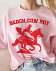 Beach Cowboy Surf's Up Graphic Sweatshirt