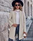 Miss Sparkling |Long Open Front Blazer
