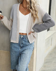 Open Front Knit Cardigan