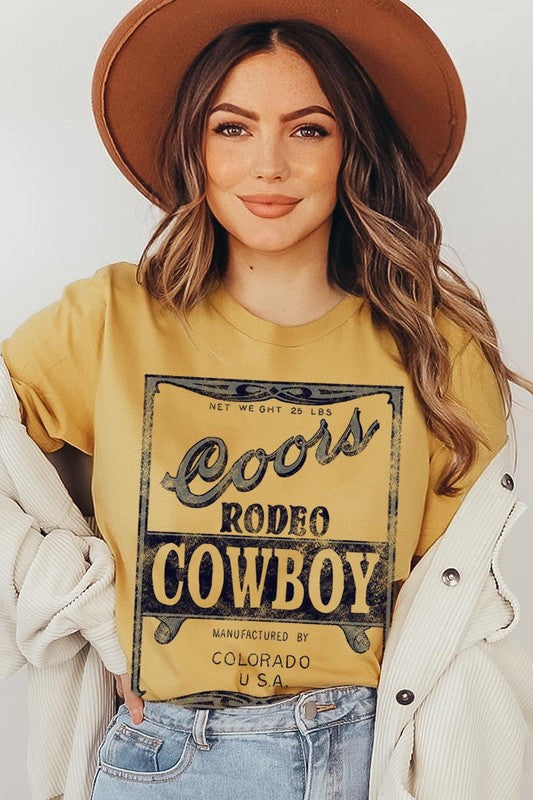 Coors Rodeo Cowboy Graphic Tee