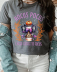 Hocus Pocus I Need Coffee To Focus Graphic Tee