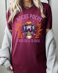 Hocus Pocus I Need Coffee To Focus Graphic Tee