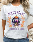 Hocus Pocus I Need Coffee To Focus Graphic Tee