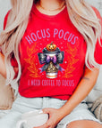 Hocus Pocus I Need Coffee To Focus Graphic Tee