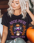 Hocus Pocus I Need Coffee To Focus Graphic Tee