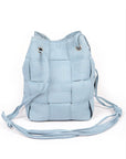 Weaved Denim Crossbody Bag