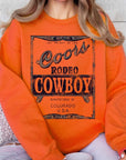 Coors Rodeo Cowboy Graphic Fleece Sweatshirts