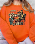 Coors Cowboy Graphic Fleece Sweatshirts