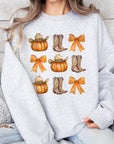 Western Fall Graphic Fleece Sweatshirts