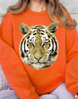 Tiger Graphic Fleece Sweatshirts