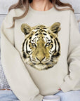 Tiger Graphic Fleece Sweatshirts