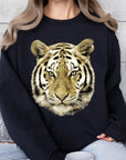 Tiger Graphic Fleece Sweatshirts