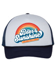 Beer and Sunshine The Only BS I Need Foam Trucker Hat