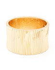 Oversize Texture Statement Bangle