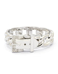 Crystal Buckle Chain Designed Iconic Bangle