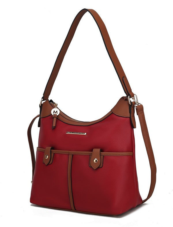 MKF Harper Vegan Leather Shoulder Bag by Mia K