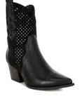 Prosia Rhinestone-Studded Cowboy Boots