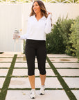 Julia Rose The Chelsea Athleisure CAPRI Leggings