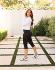 Julia Rose The Chelsea Athleisure CAPRI Leggings