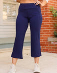 Julia Rose The Lydia Navy High Waisted Gaucho Pants