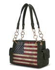 MKF Alaina Women's Flag Shoulder Bag by Mia K