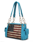 MKF Alaina Women's Flag Shoulder Bag by Mia K