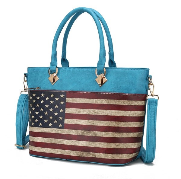 MKF Lilian Women&#39;s FLAG Tote Bag by Mia K