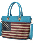 MKF Lilian Women's FLAG Tote Bag by Mia K