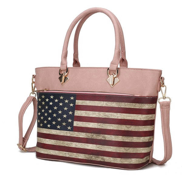 MKF Lilian Women&#39;s FLAG Tote Bag by Mia K