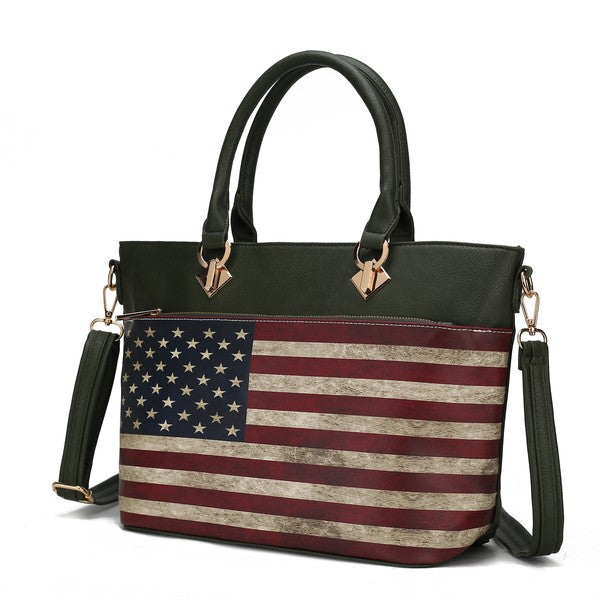 MKF Lilian Women&#39;s FLAG Tote Bag by Mia K