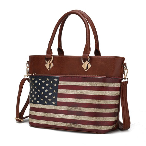 MKF Lilian Women&#39;s FLAG Tote Bag by Mia K