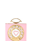 Telephone Dial Hard Case Clutch Bag