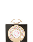 Telephone Dial Hard Case Clutch Bag