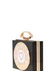 Telephone Dial Hard Case Clutch Bag