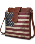 MKF Josephine Women's FLAG Crossbody Bag by Mia K