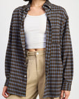 Emory Park Oversized Plaid Shirt