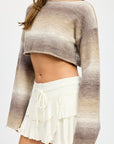 Emory Park Ombre Cropped Shrug Top