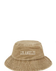 LOS ANGELES Embroidery Pigment Bucket Hat