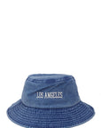 LOS ANGELES Embroidery Pigment Bucket Hat