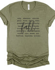 PLUS Fall Words Graphic Tee