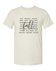 PLUS Fall Words Graphic Tee