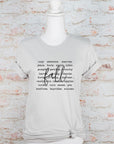 PLUS Fall Words Graphic Tee