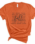 PLUS Fall Words Graphic Tee