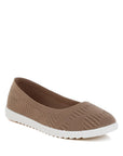 Lubna Knitted Flat Ballet Flats