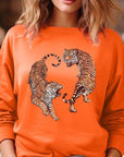 Tigers Graphic Fleece Sweatshirts