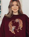 Tigers Graphic Fleece Sweatshirts